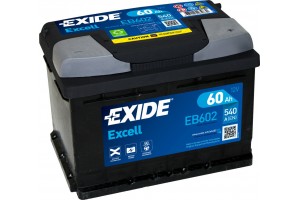 Exide EB602 Μπαταρία Αυτοκινήτου EXCELL 12V 60Ah/540A Δεξιά