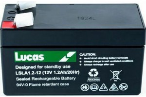 Lucas Μπαταρία UPS AGM/VRLA 12V 1.2Ah - LSLA1.2-12 Lucas Μπαταρία UPS AGM/VRLA 12V 1.2Ah - LSLA1.2-12