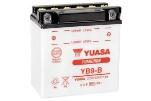 YUASA Yumicron Μπαταρία Moto YB9-B (ΜΕ ΥΓΡΑ)- 12V 9 (10HR) - 130 CCA (EN) εκκίνησης