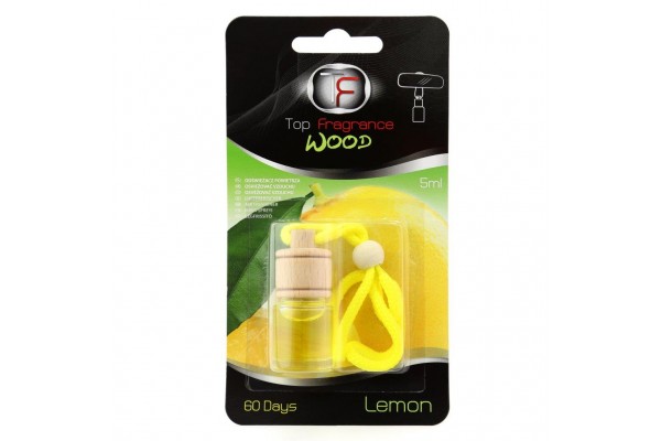 Top Fragrance Κρεμαστό Αρωματικό Υγρό Αυτοκινήτου Wood Lemon 5ml (009369)