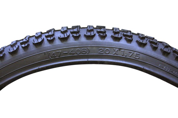 Λαστιχο Ποδηλατου Μβ 20" Χ 1,75 Μαυρο Ελαστικο Durca (802631)