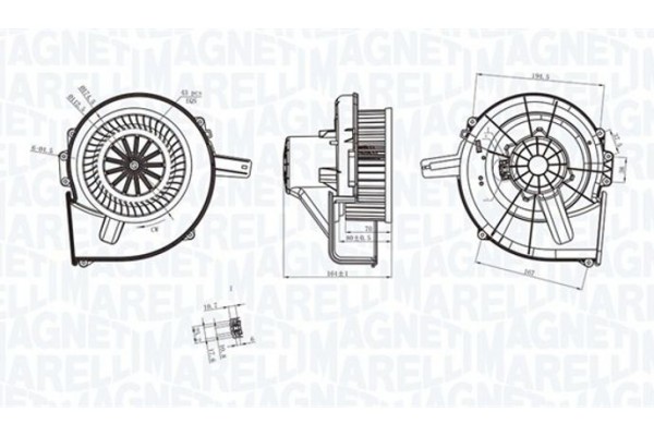 Magneti Marelli Βεντιλατέρ Εσωτερικού Χώρου - 069412211010