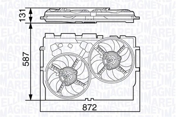 Magneti Marelli Βεντιλατέρ, Ψύξη Κινητήρα - 069422582010