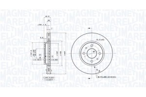 Magneti Marelli Δισκόπλακα - 360406029401