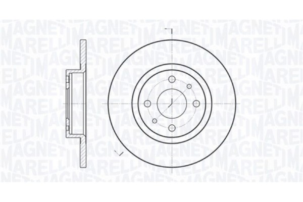 Magneti Marelli Δισκόπλακα - 361302040167