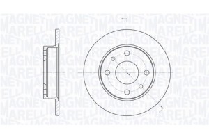 Magneti Marelli Δισκόπλακα - 361302040169