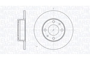 Magneti Marelli Δισκόπλακα - 361302040181