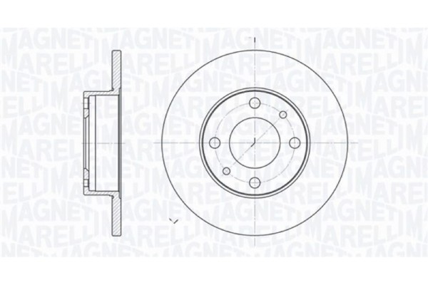 Magneti Marelli Δισκόπλακα - 361302040181 Magneti Marelli Δισκόπλακα - 361302040181