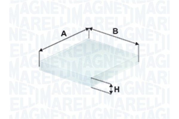 Magneti Marelli Φίλτρο, Αέρας Εσωτερικού Χώρου - 350203062090