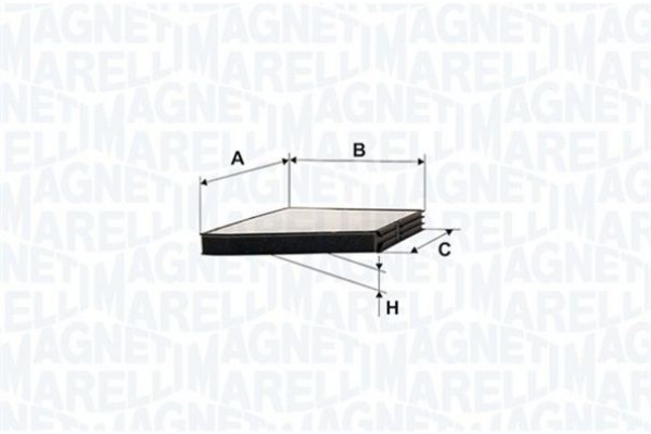 Magneti Marelli Φίλτρο, Αέρας Εσωτερικού Χώρου - 350203062200