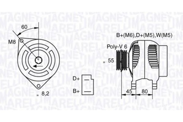 Magneti Marelli Γεννήτρια - 063321042010