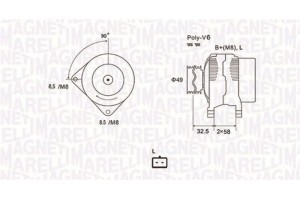 Magneti Marelli Γεννήτρια - 063731627010