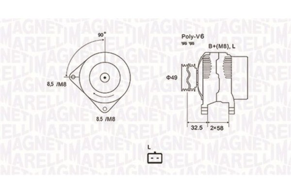 Magneti Marelli Γεννήτρια - 063731627010