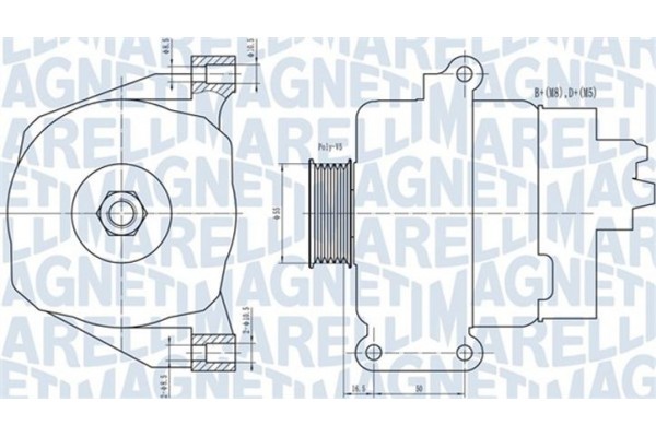 Magneti Marelli Γεννήτρια - 063731766010