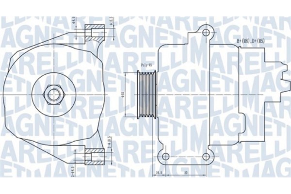 Magneti Marelli Γεννήτρια - 063731766010