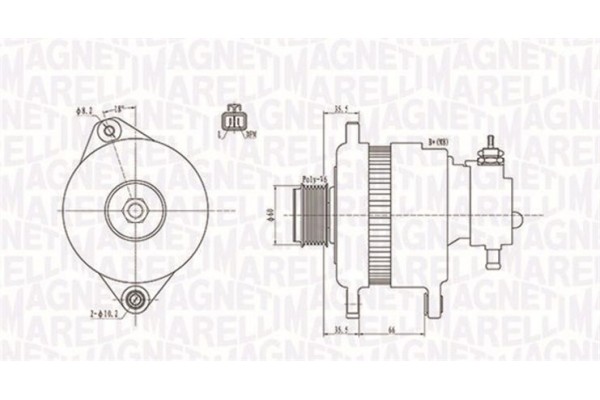 Magneti Marelli Γεννήτρια - 063731900010