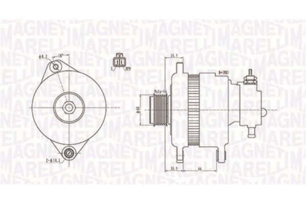 Magneti Marelli Γεννήτρια - 063731900010