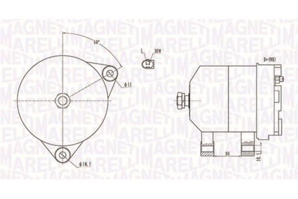 Magneti Marelli Γεννήτρια - 063731913010