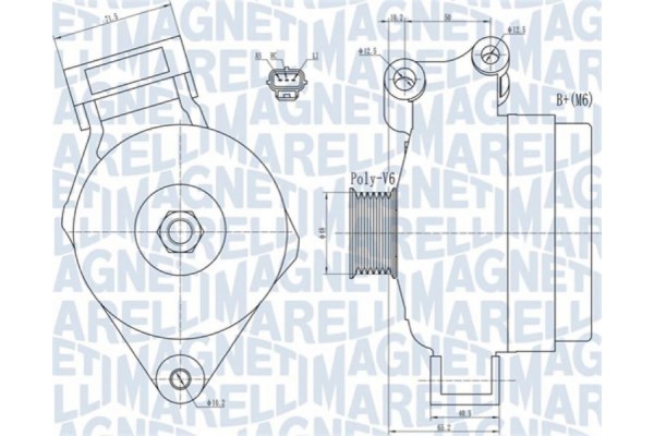 Magneti Marelli Γεννήτρια - 063731925010