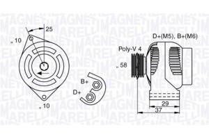 Magneti Marelli Γεννήτρια - 063341658010