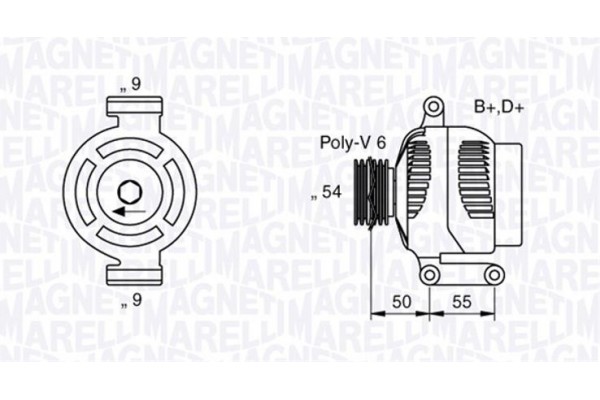 Magneti Marelli Γεννήτρια - 063358061010