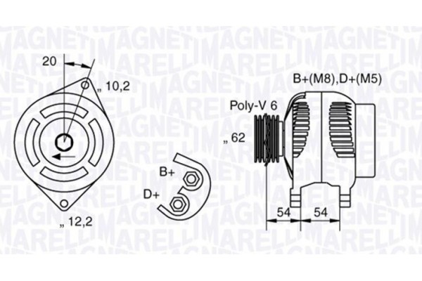 Magneti Marelli Γεννήτρια - 063321729010