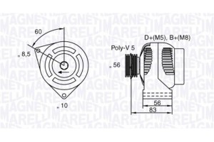 Magneti Marelli Γεννήτρια - 063341740010
