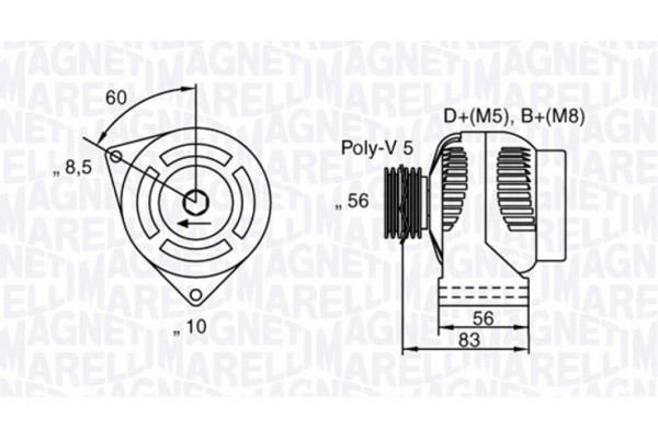 Magneti Marelli Γεννήτρια - 063341740010