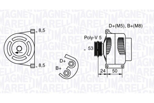 Magneti Marelli Γεννήτρια - 063377007010