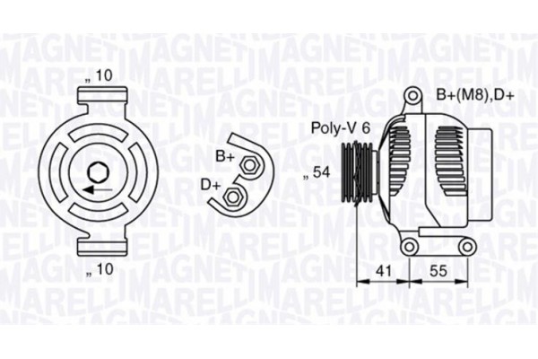 Magneti Marelli Γεννήτρια - 063377028010