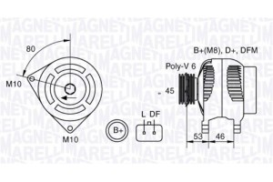 Magneti Marelli Γεννήτρια - 063377300010