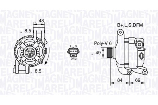 Magneti Marelli Γεννήτρια - 063377417010