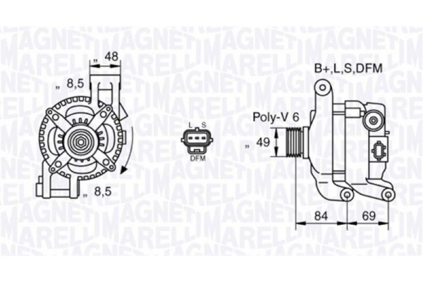 Magneti Marelli Γεννήτρια - 063377417010