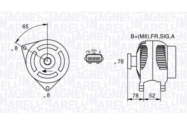 Magneti Marelli Γεννήτρια - 063377421010