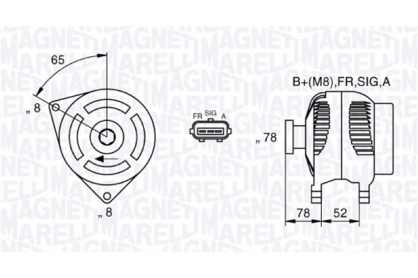 Magneti Marelli Γεννήτρια - 063377421010