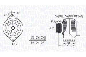 Magneti Marelli Γεννήτρια - 063377491010