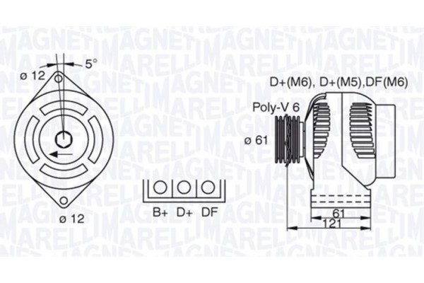 Magneti Marelli Γεννήτρια - 063377491010