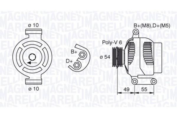 Magneti Marelli Γεννήτρια - 063377494010