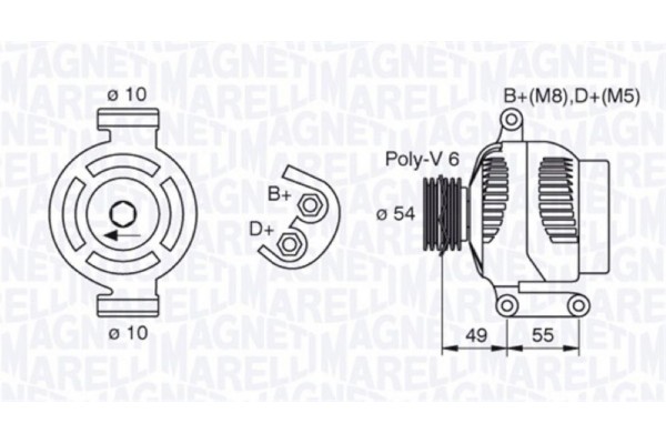 Magneti Marelli Γεννήτρια - 063377494010