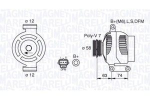 Magneti Marelli Γεννήτρια - 063388502010