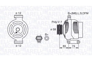 Magneti Marelli Γεννήτρια - 063388502010