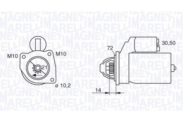 Magneti Marelli Μίζα - 063280006010