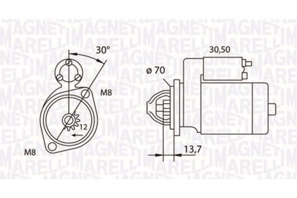 Magneti Marelli Μίζα - 063191007010