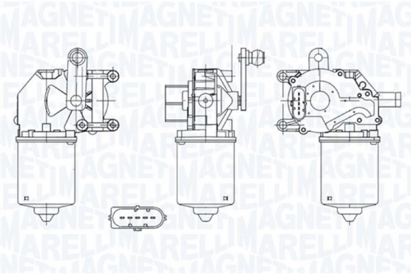 Magneti Marelli Μοτέρ Υαλοκαθαριστήρα - 064050002010