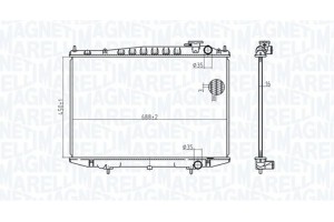 Magneti Marelli Ψυγείο, Ψύξη Κινητήρα - 350213174500