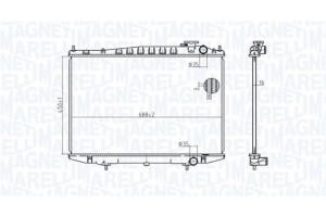 Magneti Marelli Ψυγείο, Ψύξη Κινητήρα - 350213174500