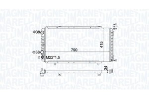Magneti Marelli Ψυγείο, Ψύξη Κινητήρα - 350213180900