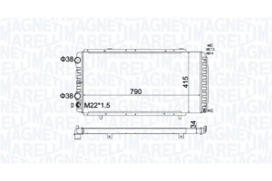 Magneti Marelli Ψυγείο, Ψύξη Κινητήρα - 350213180900