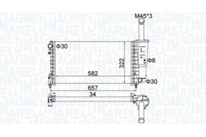 Magneti Marelli Ψυγείο, Ψύξη Κινητήρα - 350213183700