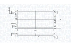 Magneti Marelli Ψυγείο, Ψύξη Κινητήρα - 350213185200